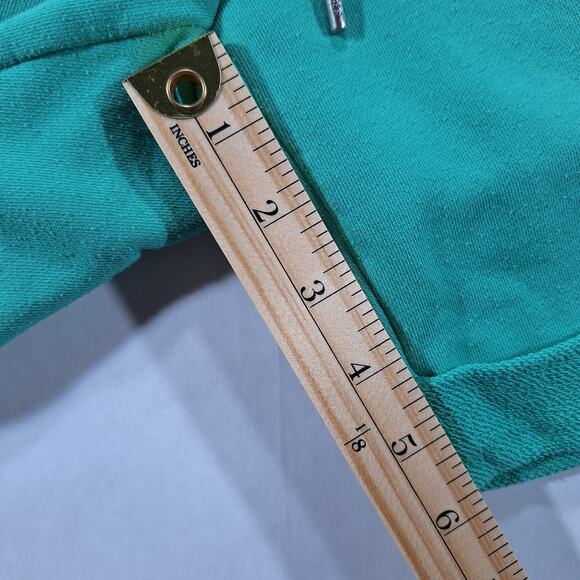 Tommy Hilfiger Sport Women's Medium Sweat Shorts Green Drawstring Cuffed Elastic - Picture 11 of 15